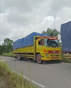 SEWA TRUK KONTAINER FUSO SAMPIT