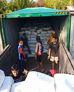 SEWA TRUK KONTAINER FUSO SAMPIT